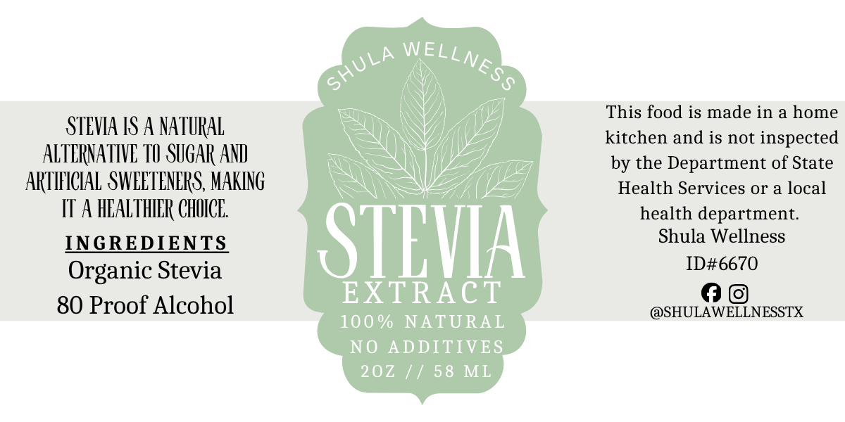 Organic Stevia Extract 2oz