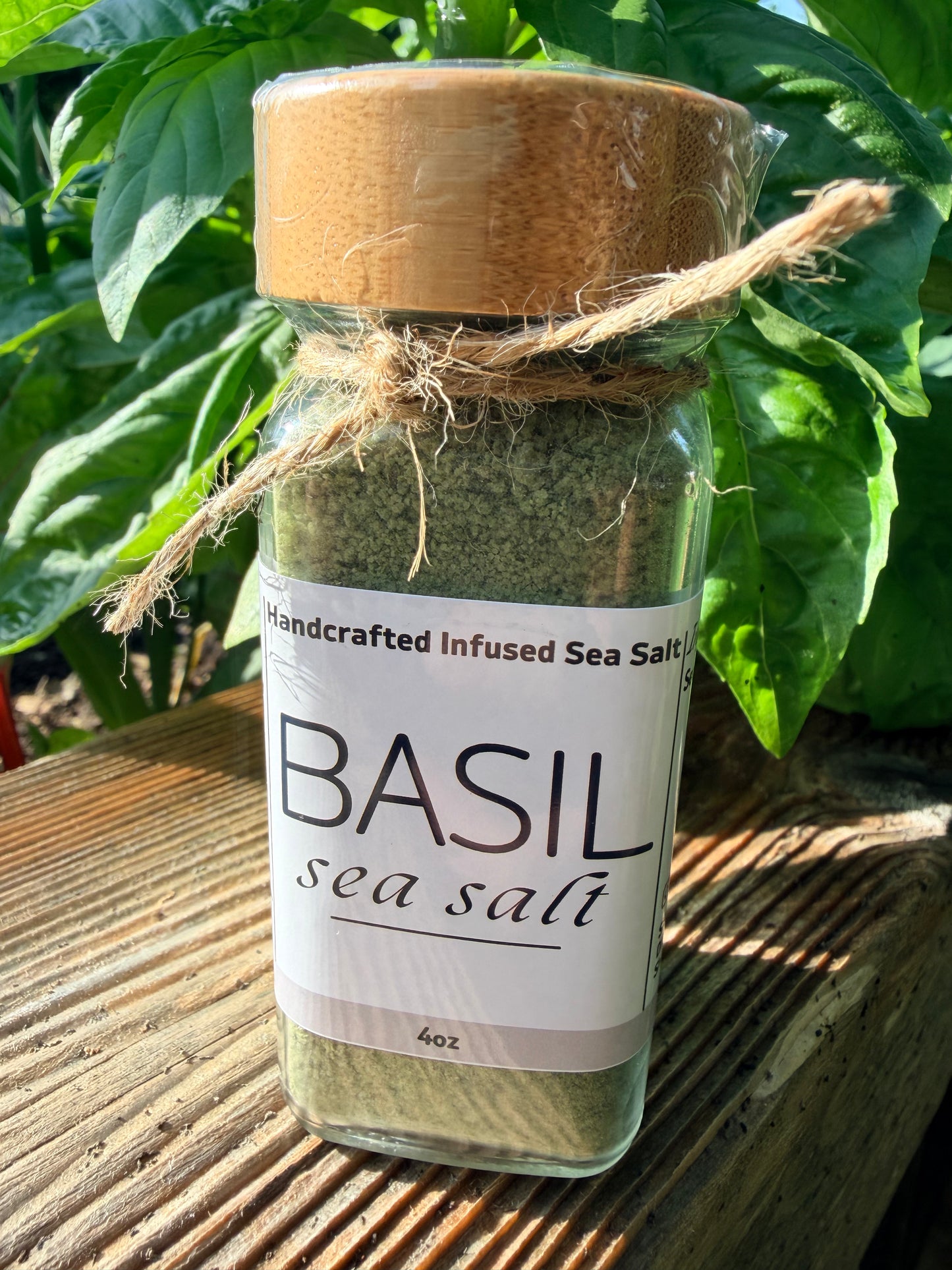 Basil Infused Sea Salt