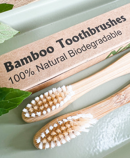 Bamboo Toothbrushes (Set of 2)