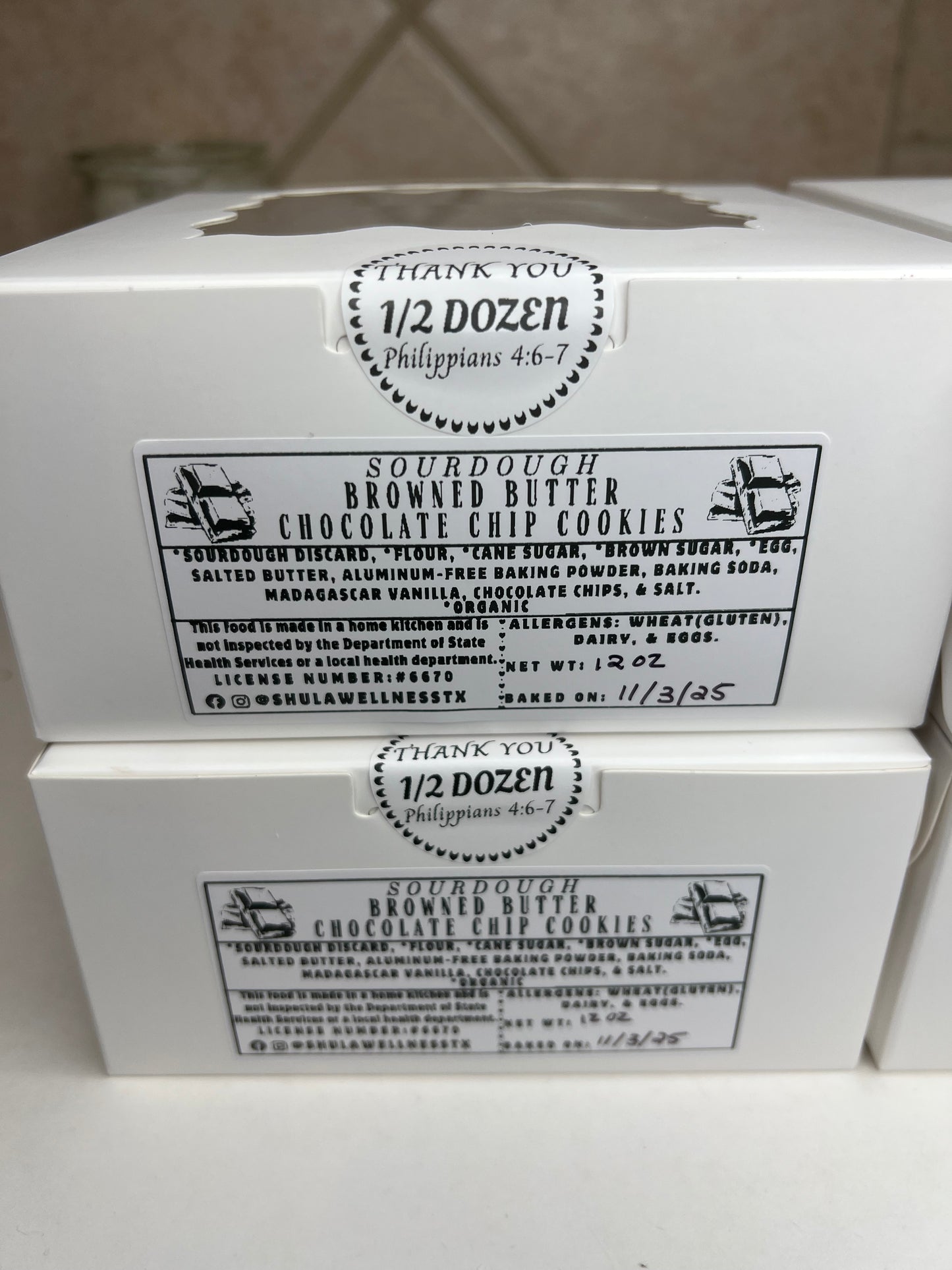 Sourdough Cookies 6 Count