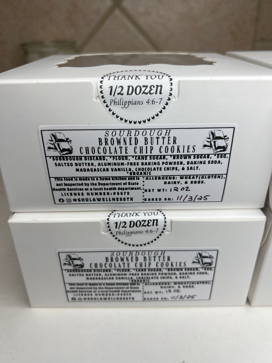 Sourdough Cookies 6 Count