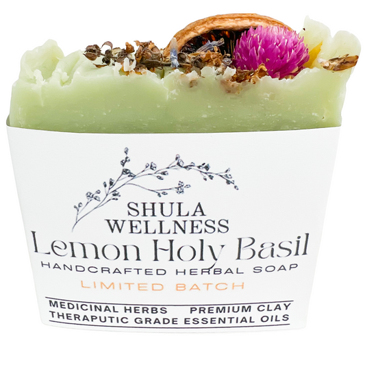 Herbal Infused Lemon Holy Basil Soap