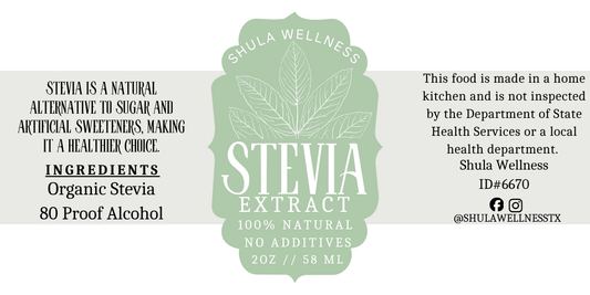 Organic Stevia Extract 2oz
