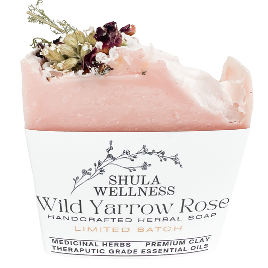 Herbal Infused Wild Yarrow Rose Soap